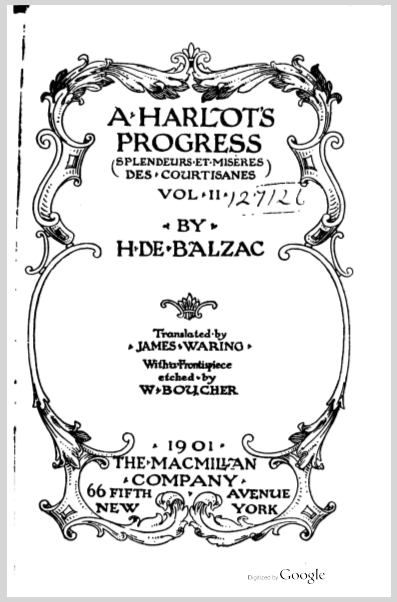 AHarlotsProgressSplendeursEtMiseresDesCourtisanesHonoreDeBalzac6