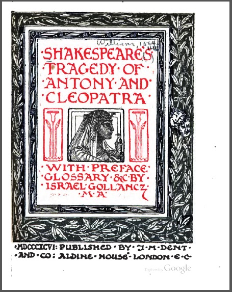 AntonyandCleopatraWilliamShakespeare1