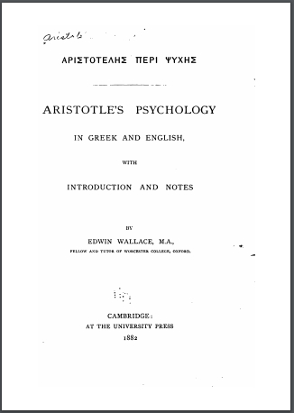 AristotlesPsychologyAristotle2