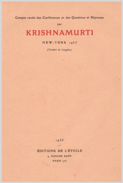 CompteRenduDesConferencesEtDesQuestionsEtReponsesParKrishnamurtiNewYork13