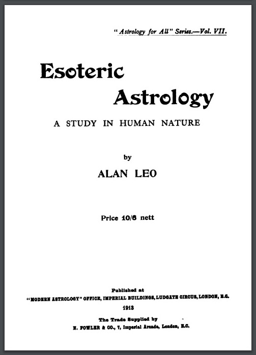 EsotericAstrologyAStudyInHumanNatureAlanLeo0