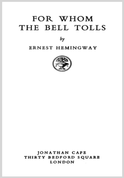 ForWhomTheBellTollsErnestHemingway1