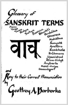 GlossaryOfSanskritTermsGeoffreyABarborka2