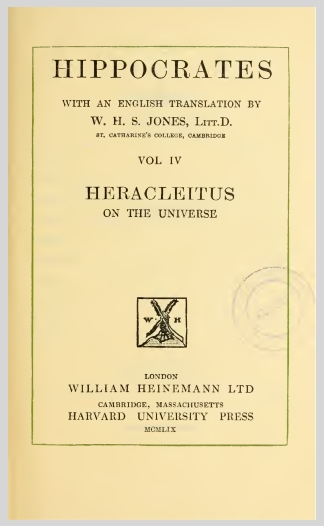 HippocratesVolumeIVByHippocrates1