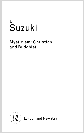 MysticismChristianAndBuddhistDTSuzuki0