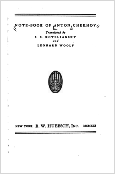 NotebookOfAntonChekhov1