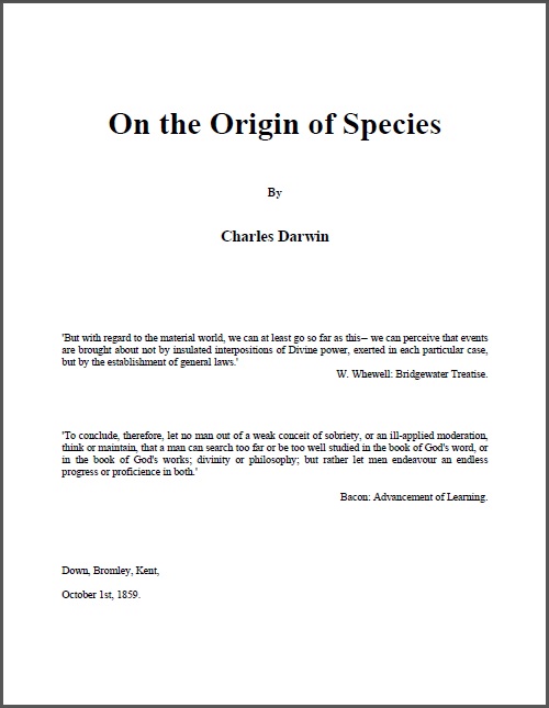 OnTheOriginOfSpeciesCharlesDarwinTextVersion3