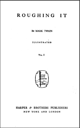 RoughingItMarkTwainVol13