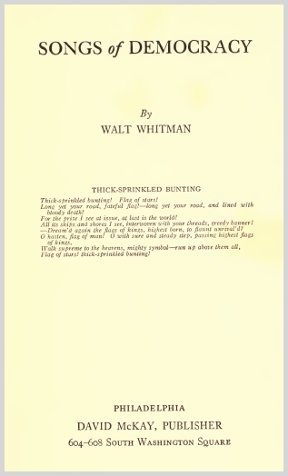 SongsOfDemocracyWaltWhitman1