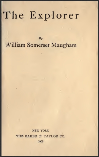 TheExplorerWilliamSomersetMaugham5