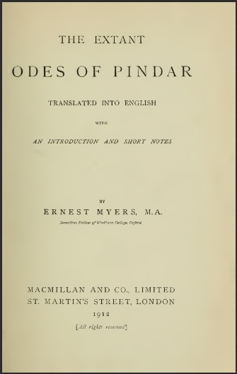 TheExtantOdesOfPindar0