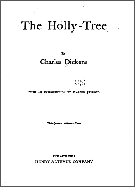 TheHollyTreeCharlesDickens1