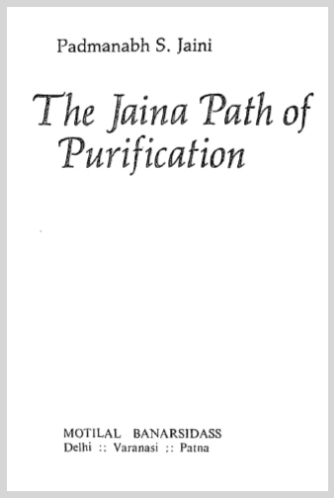 TheJainaPathOfPurificationPadmanabhSJainiMotilalBanarsidass19691