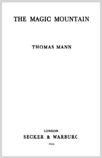 TheMagicMountainThomasMann2