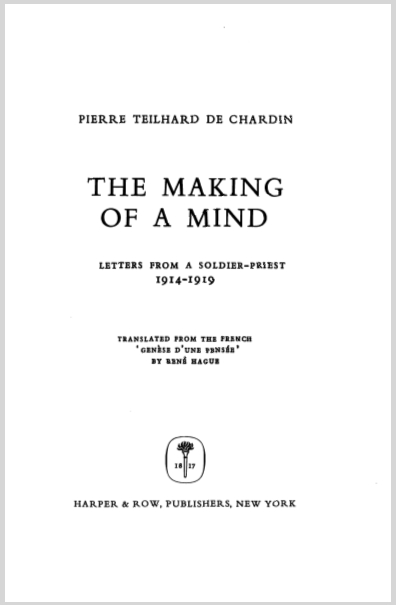 TheMakingOfAMindPierreTeilhardDeChardin4