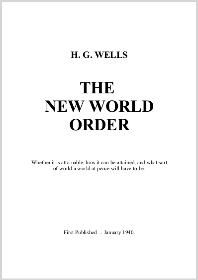 TheNewWorldOrderHerbertGeorgeWells2