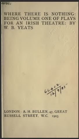 WhereThereIsNothingWilliamButlerYeats2